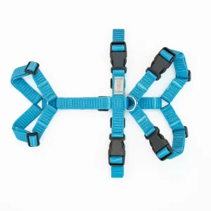 pettorina 100% riciclata doppia h azzurra